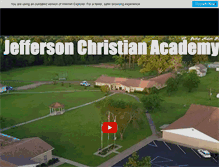 Tablet Screenshot of jeffersonchristianacademy.org